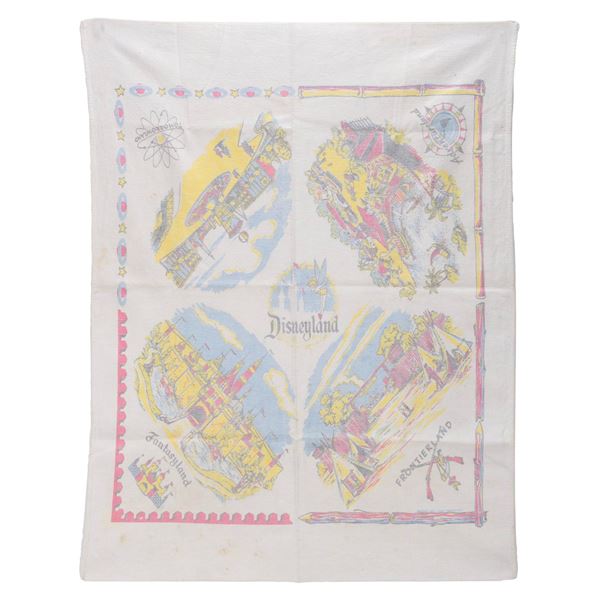 An Early Disneyland Land Tablecloth.