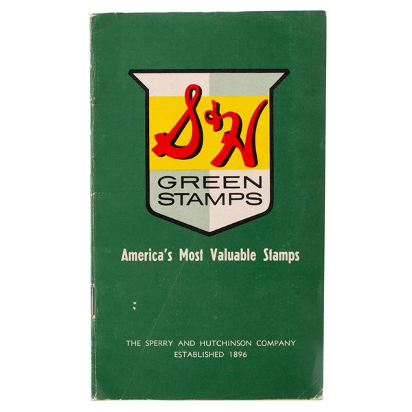 A S&H Green Stamp Book for Disneyland Redemption.