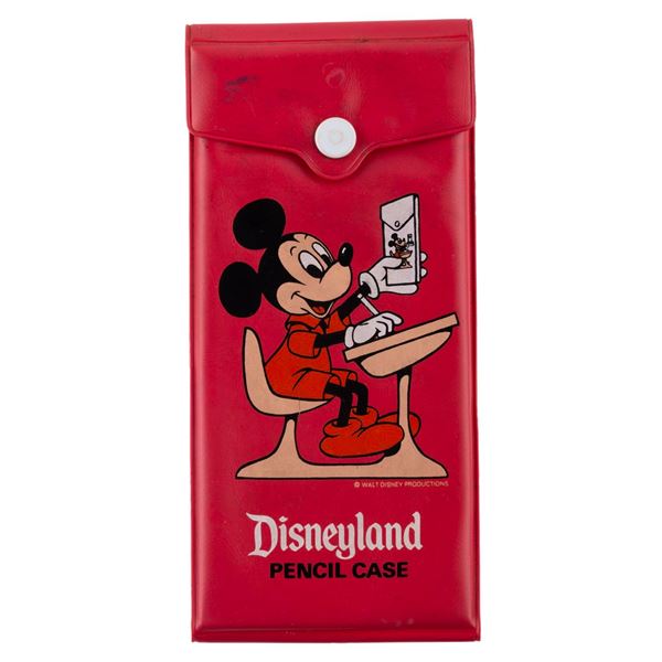 A 1960s Disneyland Vinyl Pencil Case.