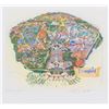 Image 2 : A Multi-Signed Disneyland Map Triptych.