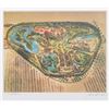 Image 4 : A Multi-Signed Disneyland Map Triptych.