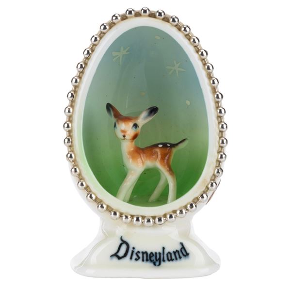 A Disneyland Bambi China Egg Figurine.