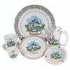 Image 1 : A Collection of Sleeping Beauty Castle Ceramic and Glass Souvenirs.