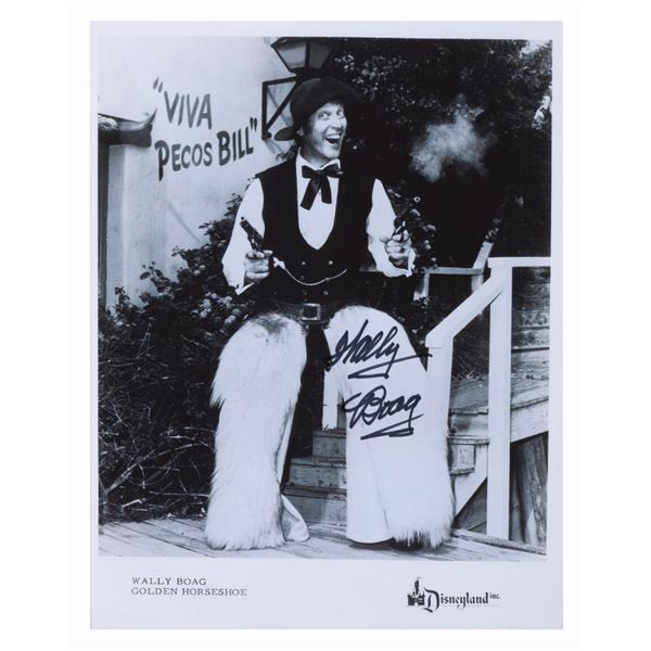 A Wally Boag Signed Photo.