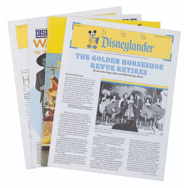 A Collection of Disneylander Issues.