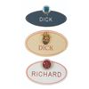 Image 1 : A Trio of Disneyland Cast Member Name Badges with Rare Service Pins.