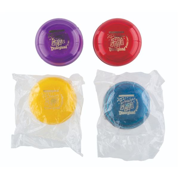 A Collection of Disneyland Blast to the Past Yo-Yos.