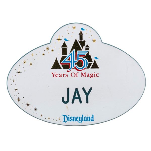 A 45 Years of Magic "Jay" Name Badge.