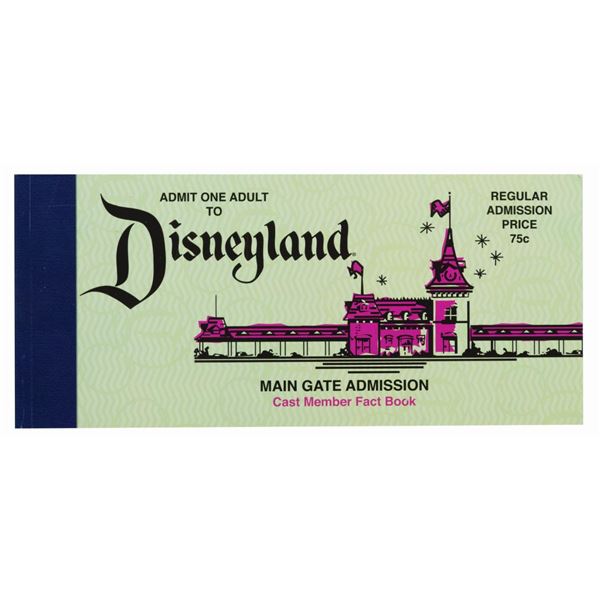 A Disneyland Cast Member Fact Book.