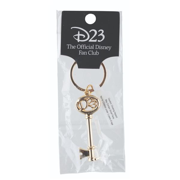 A D23 Key Keychain.