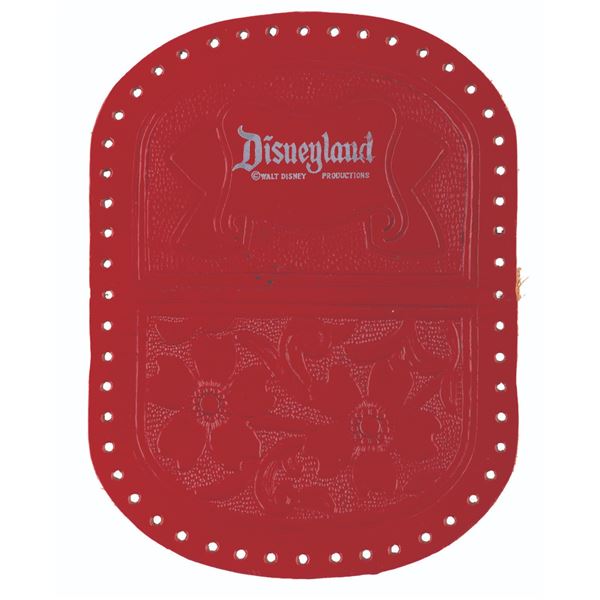 An Unassembled Leather Coin Purse Base.