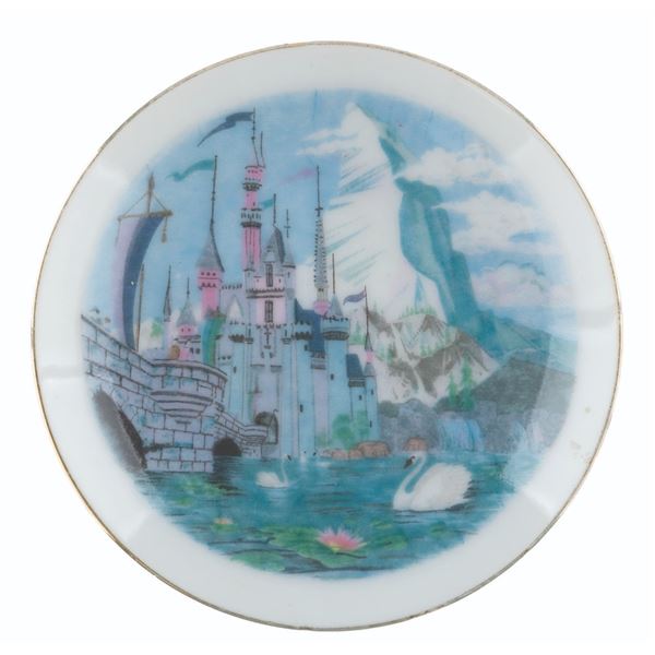 A Disneyland Ceramic Souvenir Plate.