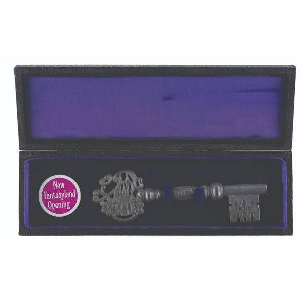 A 1983 New Fantasyland Opening Key in Box.