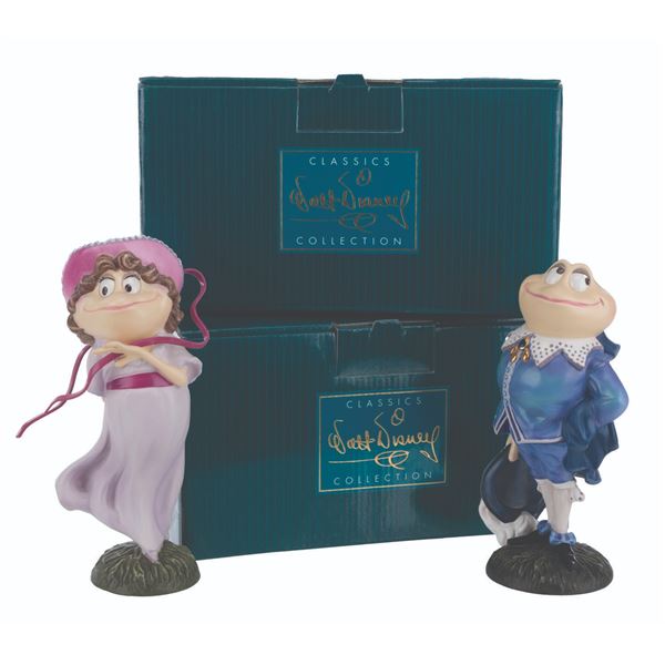 A Pair of Walt Disney Classic Collection Mr. Toad Figurines.