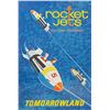 Image 1 : A Disneyland Rocket Jets Attraction Poster.