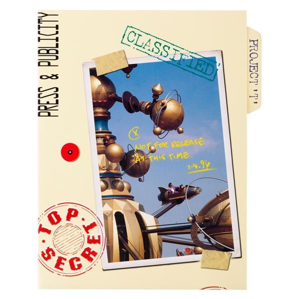 A Disneyland New Tomorrowland "Project T" Press Kit.