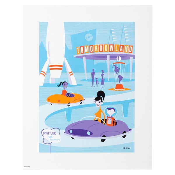 A Disneyland 50th SHAG Tomorrowland Print.