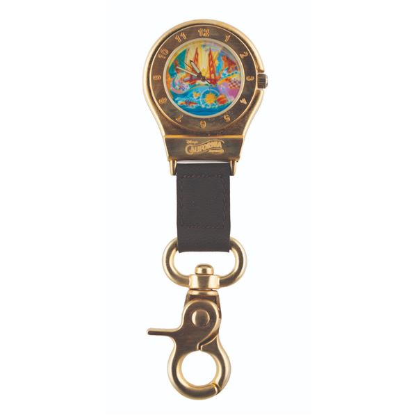 A Disney's California Adventure Opening Year Pocket Watch.