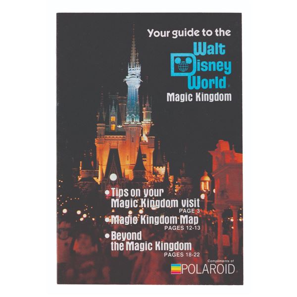 A Your Guide to the Walt Disney World Magic Kingdom Booklet.