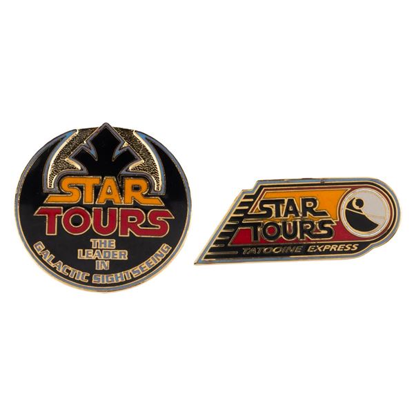 A Pair of Star Tours Pins.