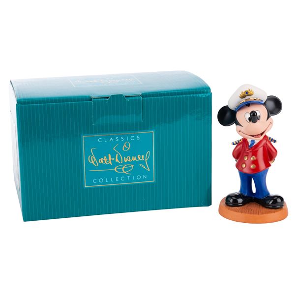 A WDCC Disney Cruise Line Captain Mickey Figure.