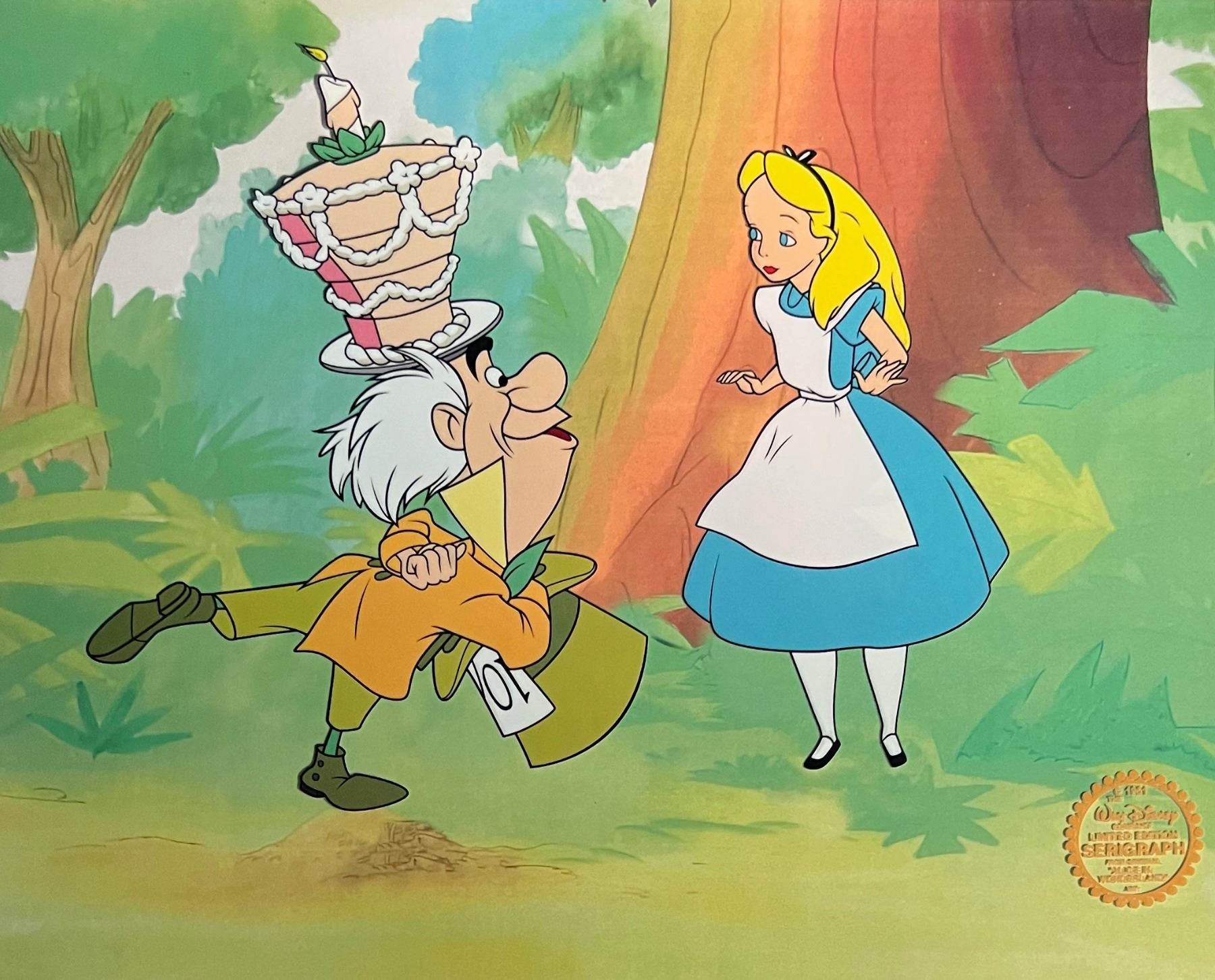 Disney ALICE IN WONDERLAND Sericel Animation Art