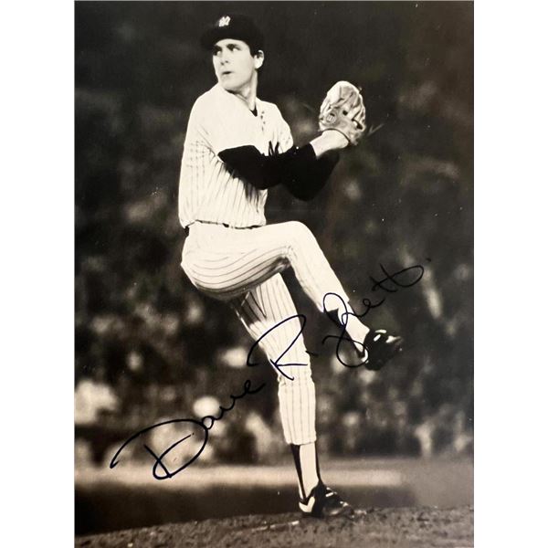 NY Yankee Dave Righetti signed photo