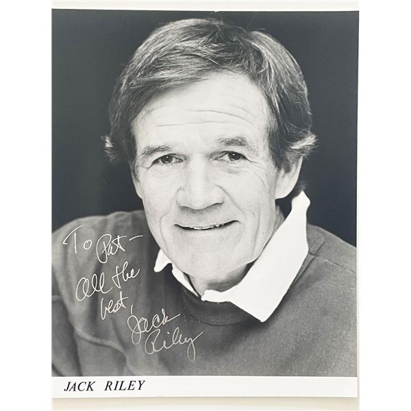 Jack Riley signed photo
