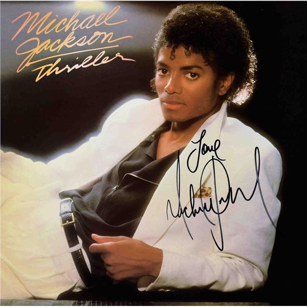 Michael Jackson Signed Thriller Album