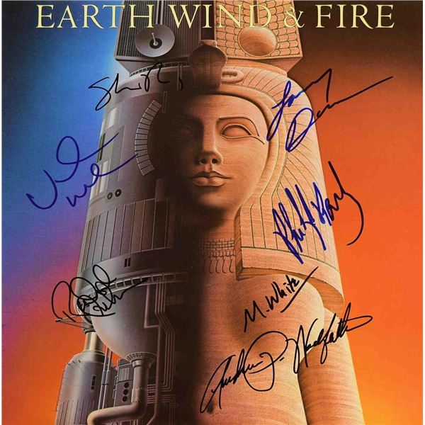 Earth, Wind & Fire Raised signed album