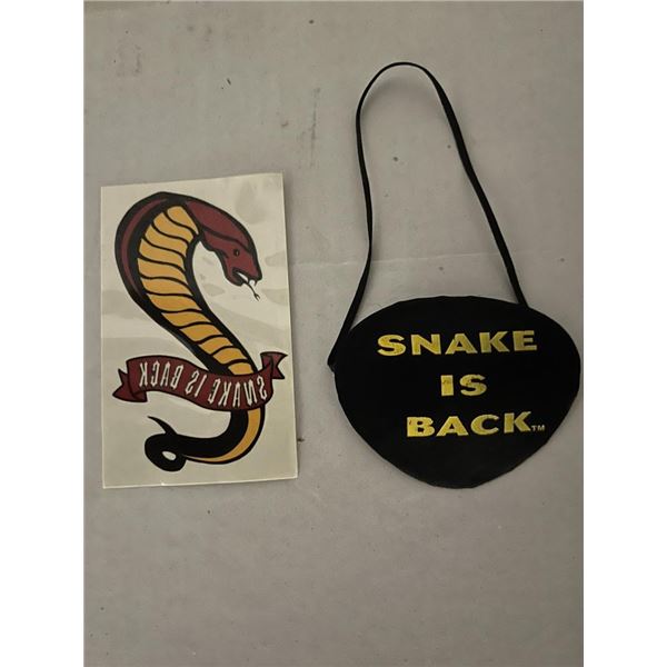 Escape From LA Temporary Tattoos and Eye Patch set