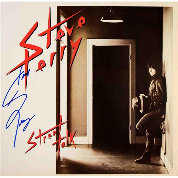 Journey's Steve Perry signed Street Talk album
