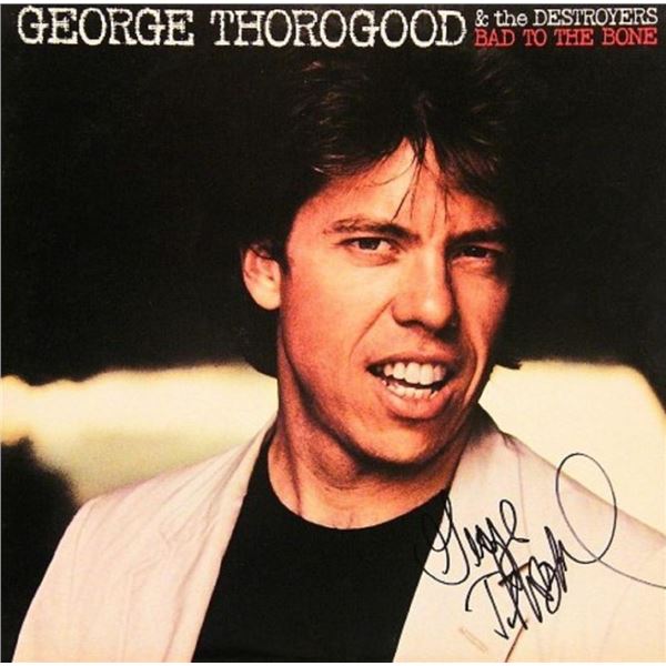 George Thorogood signed Bad To The Bone album