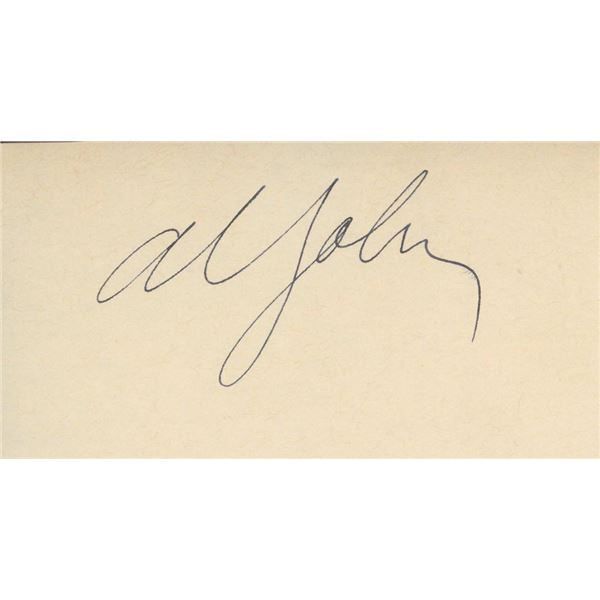 Al Jolson original signature