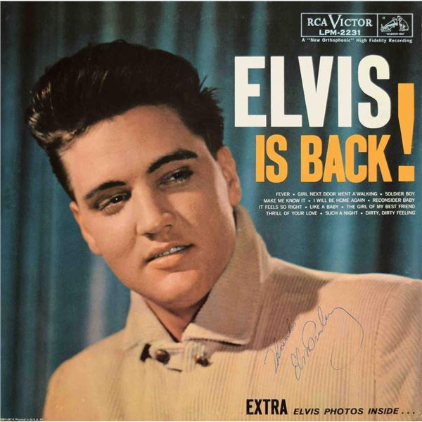 Elvis Presley Singed Album