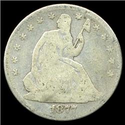 1877 Seated Half Better Circulated (COI-5853)