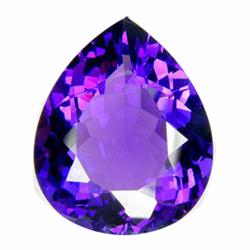 19.85ct AAA Pear Cut Purple Amethyst  (GEM-17400)