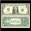 Image 1 : 1999 $1 Federal Reserve Note Crisp Unc FANCY NUMBER (CUR-05985)