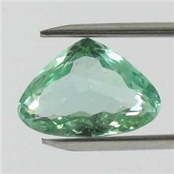 8.85ct Natural Deep Patroke Green Kunzite Trillion VVS Appraisal Estimate $903 (GEM-18566)