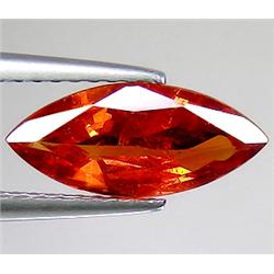 2.60ct Marquise Cut Orange Red Padparadsha Sapphire Appraisal Estimate $625 (GEM-9683)