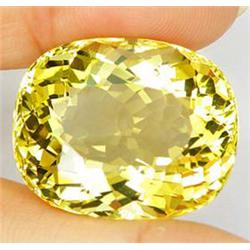42.27ct Glitter  Oval Cut Lemon Quartz (GEM-16486)