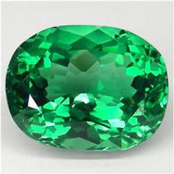 32.80ct Excellent Oval Shape Green Color Amethyst (GEM-18983)