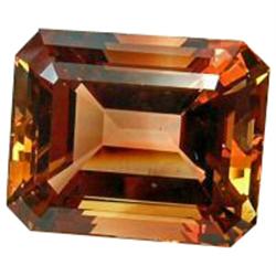 16.40ct Emerald Cut AAA Imperial Topaz VVS Appraisal Estimate $2415 (GEM-16319)