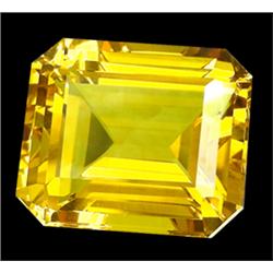 3.5ct Gorgeous Yellow Octagon Cut Citrine (GMR-0564)
