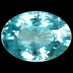 1.06ct Extreme  Sea Foam Blue Zircon Heated  (GEM-12905)
