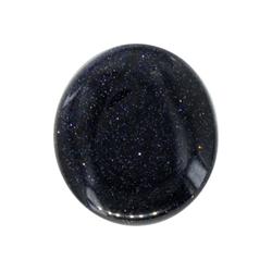 100ct Large Hi Grade Blue Goldstone Cabochon Super Sparkler (GEM-20468)