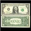 Image 1 : 1999 $1 Federal Reserve Note Crisp Unc FANCY NUMBER (CUR-05981)