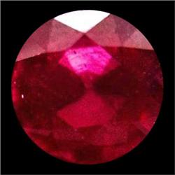 5.5mm Beautiful Round Top Red Ruby Madagascar (GMR-0941)
