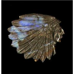 90.5ct Handcarved Rare Australian Boulder Opal Indian (GEM-20371)