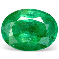 0.52ct Natural Columbian Emerald Gem Oval Appraisal Estimate $125 (GEM-9728)